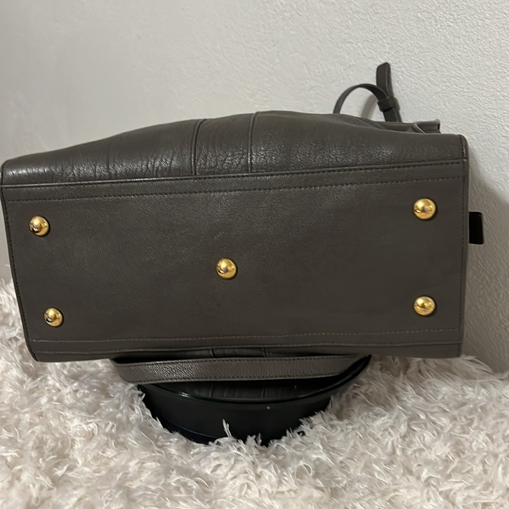 YSL Cabas Bold Y Grey Bag - Picture 6 of 17